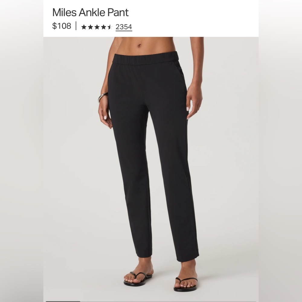 Vuori women Miles Ankle Pant Sz S
